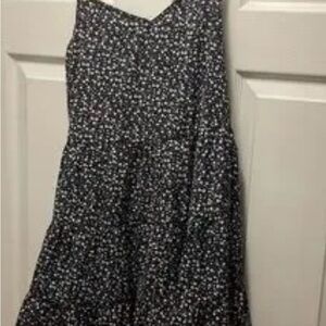 SHEIN Monochrome Floral Mini Dress